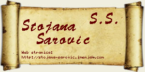 Stojana Šarović vizit kartica